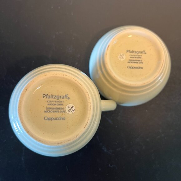 PFALTZGRAFF Set of Cappuccino Pattern Creamer Pitcher & Sugar Bowl with Lid - Picture 10 of 11